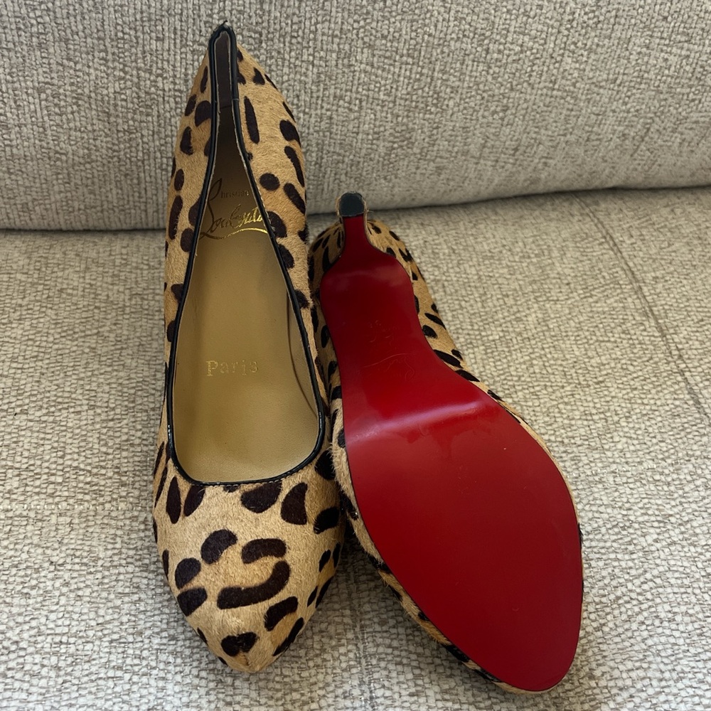 Christian Louboutin Cheetah Print Pumps